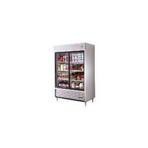 TRUE Refrigeration TSD 47G   Refrigerator, Reach In, 2 Section/Glass 