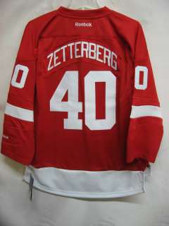 Henrik Zetterberg Detroit Red Wings PREMIER NHL Youth Jersey L/XL 