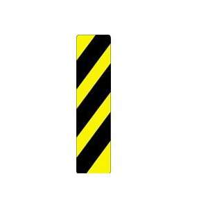  DELINEATOR (BLK/YELL)   UP RIGHT Sign   24 x 8 .080 High 