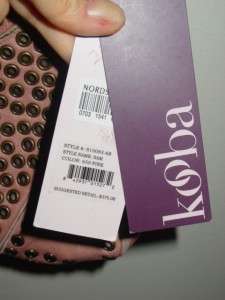 KOOBA leather crossbody clutch SAM pink RARE NEW $375  