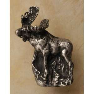 Anne At Home Cabinet Hardware 637 Moose On Mountain Lft Knob Bronze w 