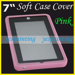   Silicone Skin Cover Case Protection for 7 Inch Tablet PC MID (Pink