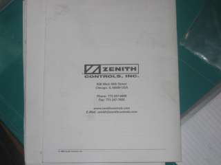 ZENITH CONTROLS MX200 120/240V TRANSFER SWITCH CONTROL  