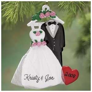  Personalized Wedding Couple Ornament 