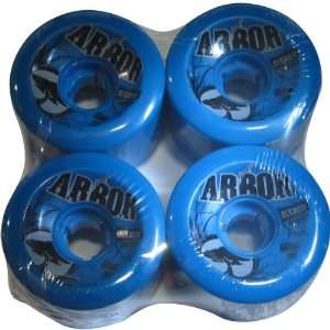  Arbor 4 Set Street Series Skateboard Wheels   Blue / 65mm 