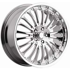 Menzari Hydro 18x7.5 Chrome Wheel / Rim 5x120 with a 35mm Offset and a 