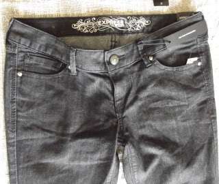 EXPRESS 6S ZELDA BLACK RINSE WASH JEAN LEGGING Slim Ultra Low Jeans 