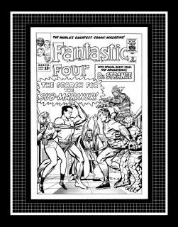 Jack Kirby Fantastic Four #27 Rare Production Art Cover  