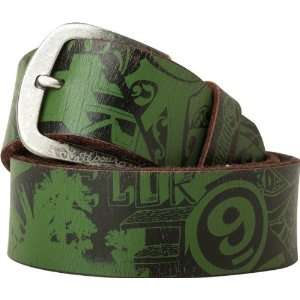  Sector 9 Patches Belt Small Medium Black Green Skate Belts 
