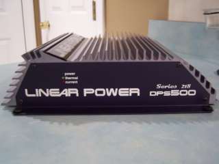 MODIFIED LINEAR POWER DPS500 AMPLIFIER PAIR ~ TOP NOTCH SQ ~ OLD 