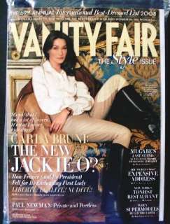 Vanity Fair 9/08 Carla Bruni + Fashion Rocks NEW/SEALED  