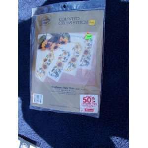  Sunflower Place Mats Counted Cross Stitch Kit Everything 