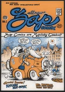 ZAP Comix #1, 1968, 3rd Print, Apex Novelties  