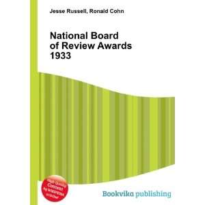 National Board of Review Awards 1933 Ronald Cohn Jesse Russell 