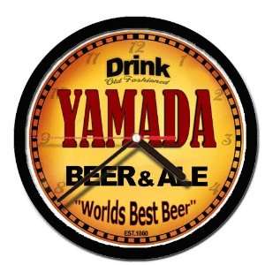  YAMADA beer and ale cerveza wall clock 