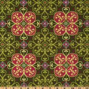   Gothic Flowers Moss Fabric By The Yard Arts, Crafts & Sewing