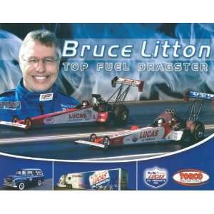   2006 Bruce Litton Lucas Oil NHRA drag racing postcard 