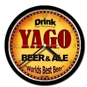  YAGO beer and ale cerveza wall clock 