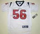   Houston Texans Brian Cushing Youth White Football Jersey New w/ Tags