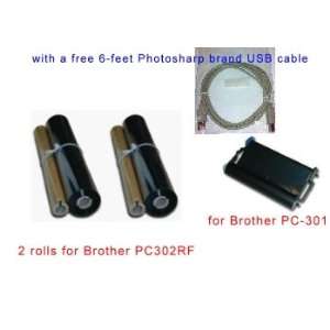   feet photosharp USB cable) for Brother IntelliFax /Intelli Fax 750