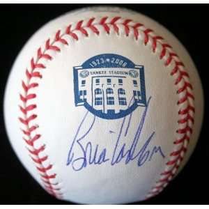  Signed Brian Cashman Baseball   Yankee Stadium 