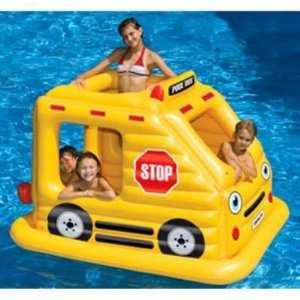  Splashnet Xpress Pool Inflatable School Bus Habitat Toys 