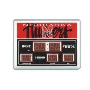 Nebraska Cornhuskers Scoreboard Clock 