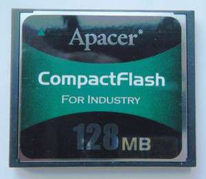 Original Apacer 128MB Conpact Flash CF Card for Industrial Use  