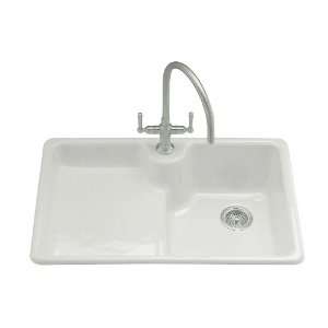 Kohler K 6495 1 FF Carrizo Self Rimming Kitchen Sink with Single Hole 