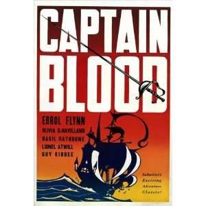  Captain Blood (1935) 27 x 40 Movie Poster Style B
