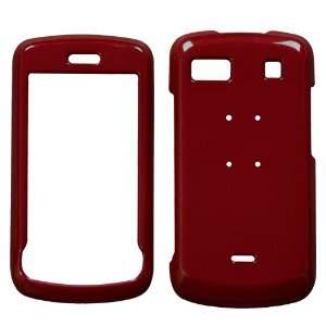 LG XENON GR500 RED SOLID HARD CASE COVER