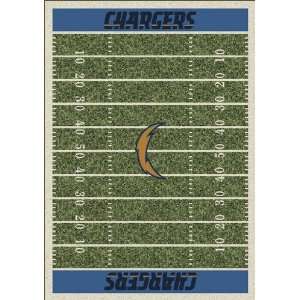  San Diego Chargers NFL Homefield Area Rug by Milliken 3 