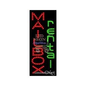  Mailbox Rental LED Business Sign 27 Tall x 11 Wide x 1 