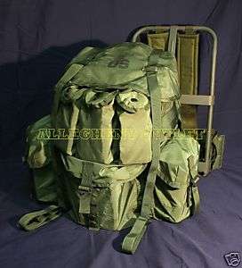 Large Military Surplus ALICE Pack Rucksack w/Frame & Straps   Free 