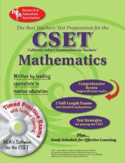   CSET Mathematics W/CD The Best Teachers Test Prep 