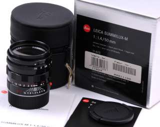 Leica M 11,4/50 mm Summilux black paint 11623  