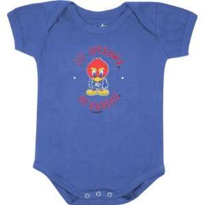   Jayhawks Newborn / Infant Royal Lil Mascot Creeper