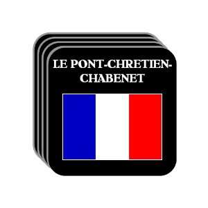 France   LE PONT CHRETIEN CHABENET Set of 4 Mini Mousepad Coasters
