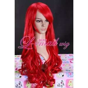  Hot 70cm Long Wavy Red Cosplay Party Hair Wig C27 Toys 
