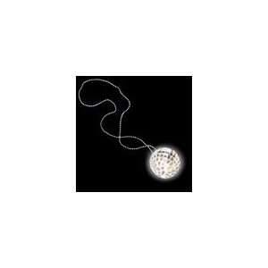  Disco Mirro Ball Necklace