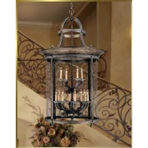 Neoclassical Chandelier, JB 7122, 12 lights, French Bronze, 33 wide X 