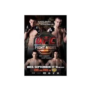  UFC Ultimate Fight Night 15 Autographed Poster Everything 