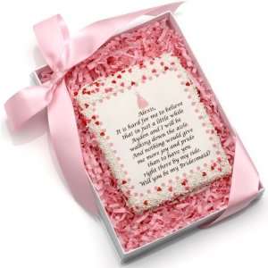  Gourmet Will You Be My Maid of Honor? Invitation Cookie 