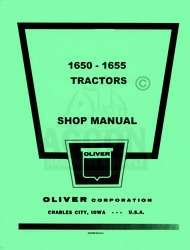 Oliver 1650 1655 Tractor Shop Service Repair Manual  