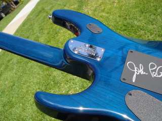 Music Man John Petrucci #24 of 50 Signed Bahama Blue Quilt BFR Limited 