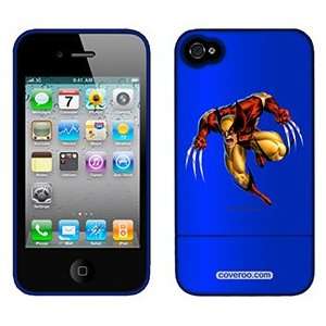  Wolverine Lunging Left on AT&T iPhone 4 Case by Coveroo 