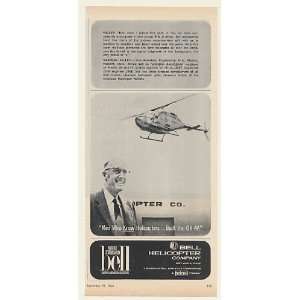  1964 Bell OH 4A Helicopter Bartram Kelley Print Ad 