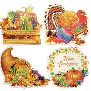 Its in the Bag 75002 Thanksgiving Cutouts  72 Packs of 4 