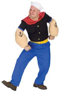 Popeye The Sailor Man Adult Mens Halloween Costume  
