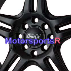 18 XXR Black Nissan 240SX S13 Staggered Rims S14 wheels  